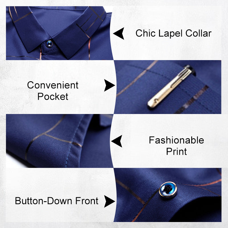 🔥Men's Thin Iron-free Shirt