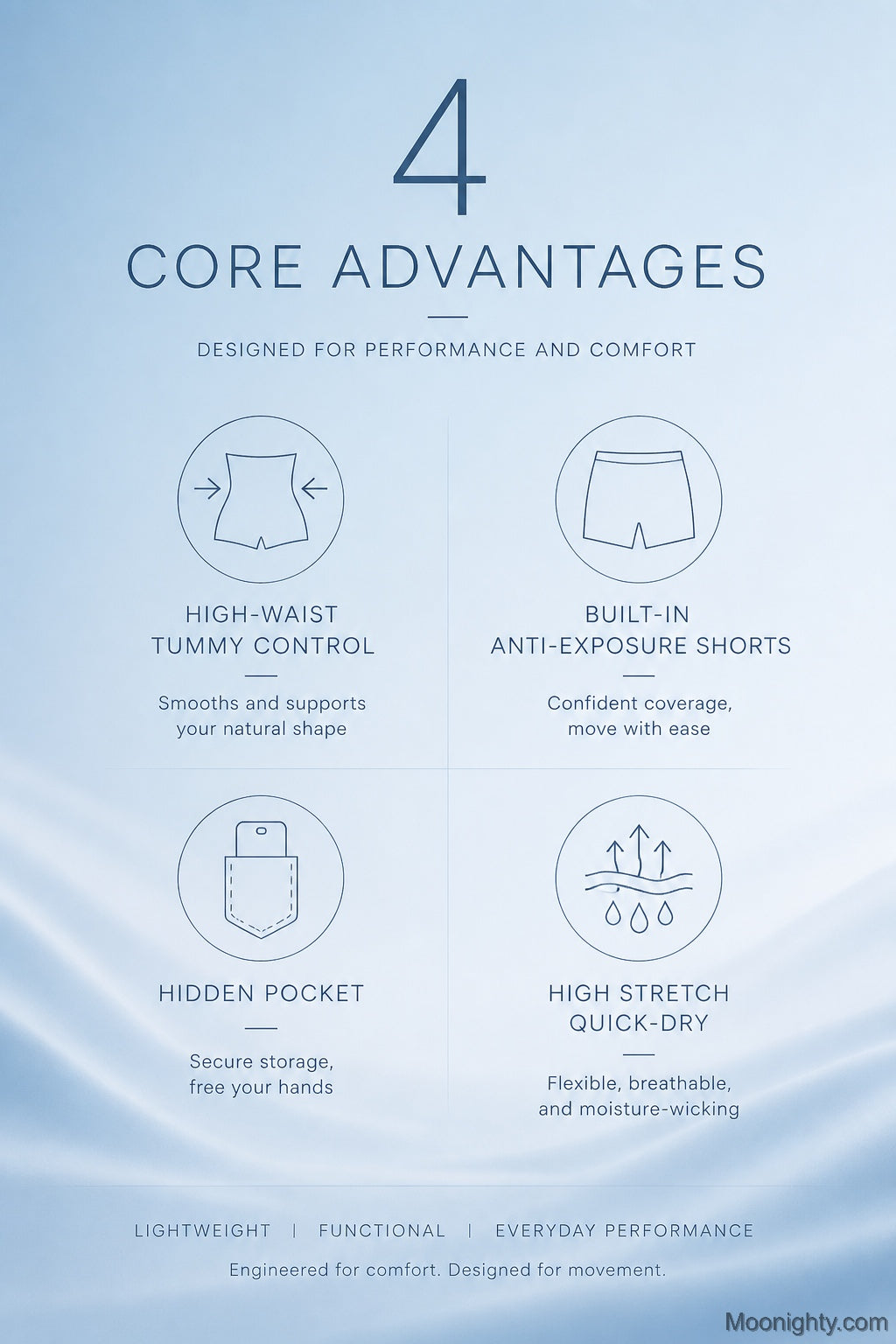 🌟Anti-Chafing Active Skort – Super soft and comfortable🔥