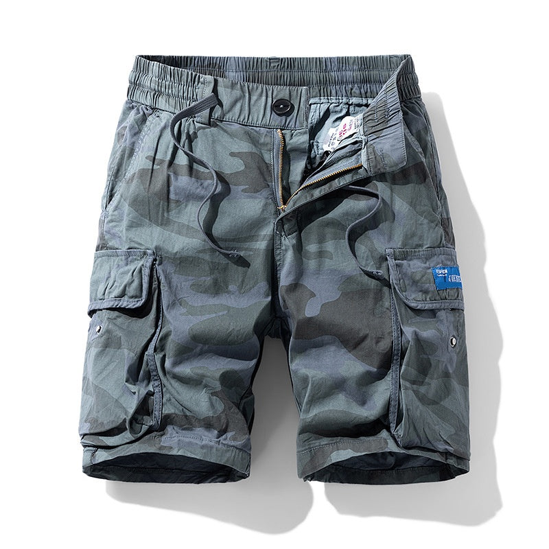 ๐ฉณ Men's Casual Relaxed Fit Cargo Shorts โ Multi-Pockets, Breathable, Rugged ๐ฒ