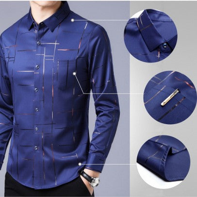 🔥Men's Thin Iron-free Shirt