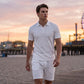 Men's Summer 2-Piece Polo & Shorts Set