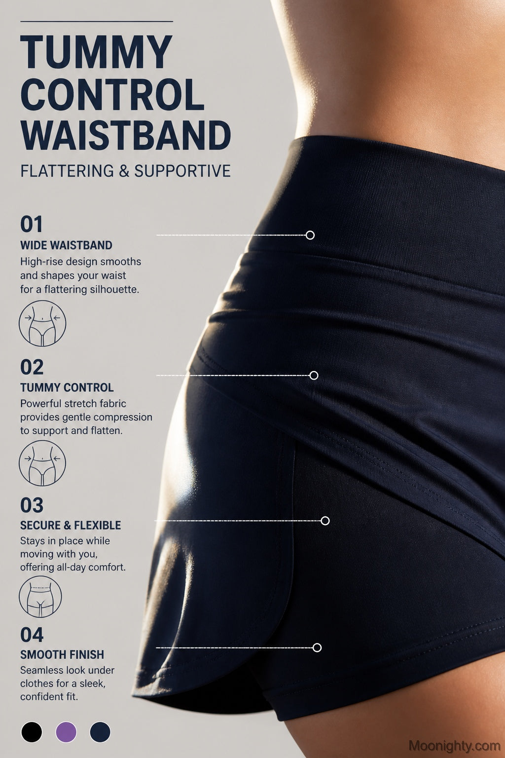 🌟Anti-Chafing Active Skort – Super soft and comfortable🔥