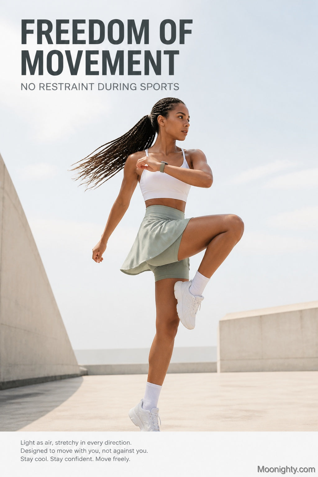 🌟Anti-Chafing Active Skort – Super soft and comfortable🔥