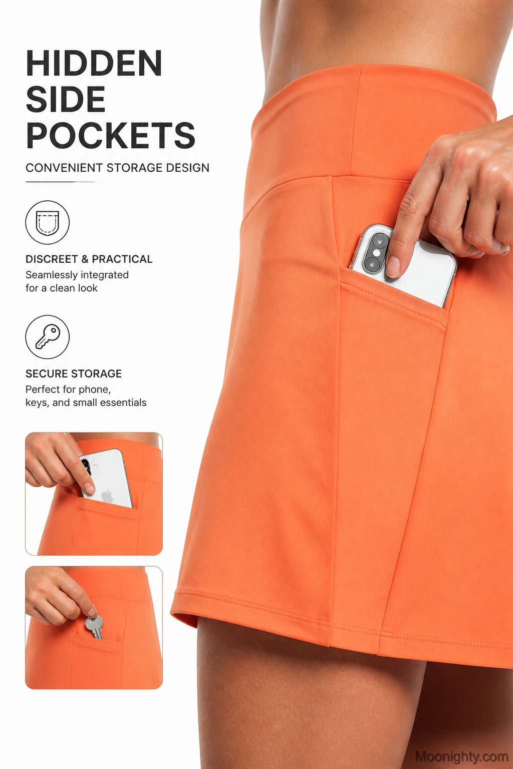 🌟Anti-Chafing Active Skort – Super soft and comfortable🔥