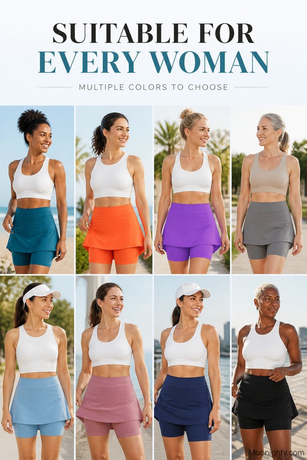 🌟Anti-Chafing Active Skort – Super soft and comfortable🔥