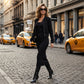 Women's Strap Bodycon Dress & Jacket Set