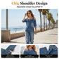 Loose Fit Wide-Leg Overall Jumpsuit with Pockets