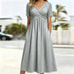 🍀Women’s V-Neck Short Sleeve Long Dresses
