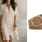 🌸Women's Short Sleeve Button-Down Shirt Dress – Your New Wardrobe Essential ✨