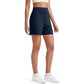 Women's High-Waisted Athletic Bermuda Shorts with Pockets – Running, Yoga, Summer Casual Activewear