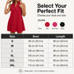 Women's Ruffle Trim Button-Front Mini Dress