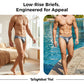 Men's Low-Rise Contoured Pouch Sexy Briefs
