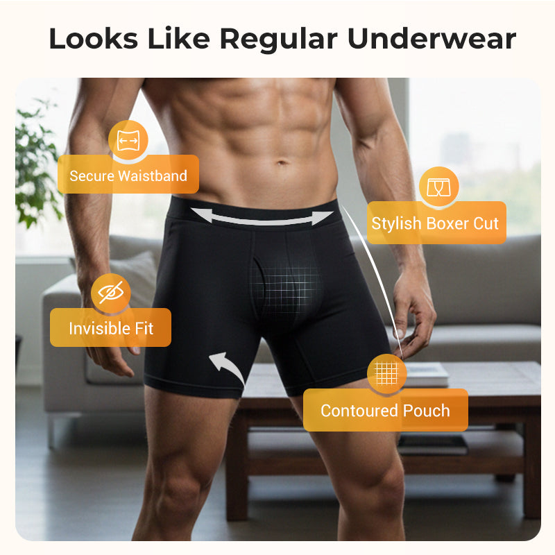Men's Ultra-Absorbent Incontinence Boxer Briefs