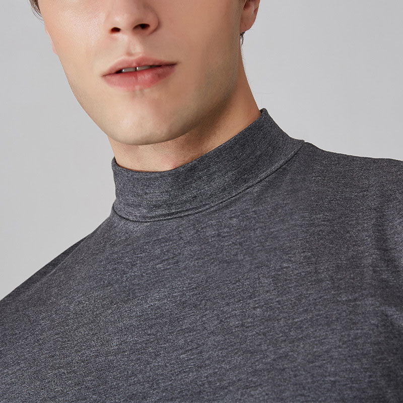 🔥All Colors 💖 Men's High Neck Slim Fit T-shirt