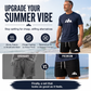 Men's Short Sleeve T-Shirt & Drawstring Shorts Set
