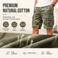 🩳 Men's Casual Relaxed Fit Cargo Shorts – Multi-Pockets, Breathable, Rugged 🌲