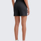 Women's High-Waisted Athletic Bermuda Shorts with Pockets – Running, Yoga, Summer Casual Activewear