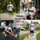 Men's Quarter-Zip Shirt & Shorts Set