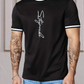 Men Letter Graphic Tee