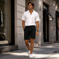 Men's Cargo Shorts – Elastic Waist, Multi-Pocket, Durable 🍁