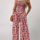 🏖️Summer Hot Sale 🌼🎨Women’s Casual Print Sleeveless Overalls Jumpsuits