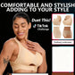 Women’s Beige Wireless Bra, Soft Breathable Non-removable Moulded Cups, Yoga Fitness Sportswear for Gym & Daily Training
