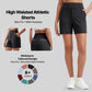 Women's High-Waisted Athletic Bermuda Shorts with Pockets – Running, Yoga, Summer Casual Activewear