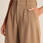 High Waist Tailored Wide Leg Pants