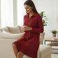 Women’s Sparkle Lapel A-Line Short Dress | Chic & Shimmering