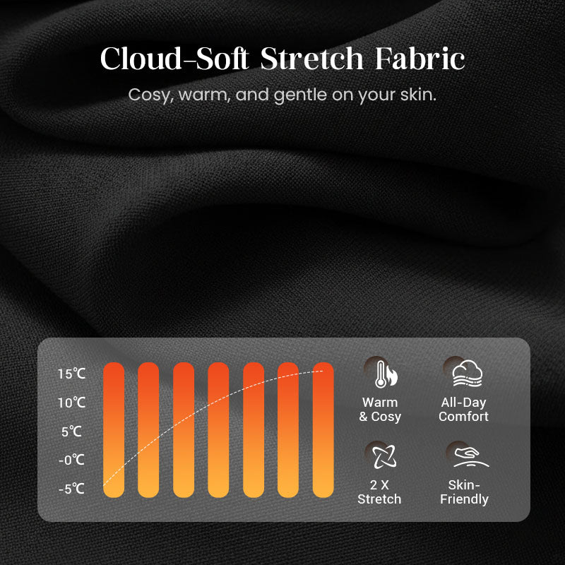 ✨💓Women's Mock Neck Knit A-Line Mini Dress