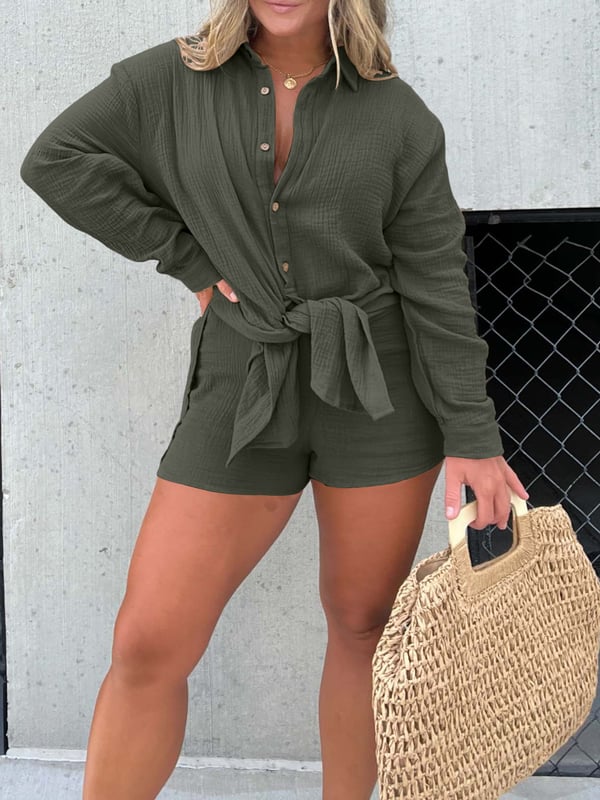 💥Barcelona Breeze Romper Dress Set