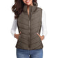 ✨️Womens Sleeveless Zip Up Puffer Vest💗 Cozy Without Bulk