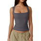 🎀Women’s Square Neck Sleeveless Tank Top – Soft, Stretchy & Chic