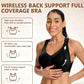 Women’s Beige Wireless Bra, Soft Breathable Non-removable Moulded Cups, Yoga Fitness Sportswear for Gym & Daily Training