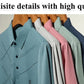 Men's Ice Silk Stretch Shirt – Waterproof, Quick-Dry & Eco-Friendly – Cool Breathable Tech Fabric Shirt 🌿