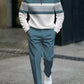 Men's Graphic Print Pullover & Pants Set – Street Style, Comfort Fit & Casual Look 👖