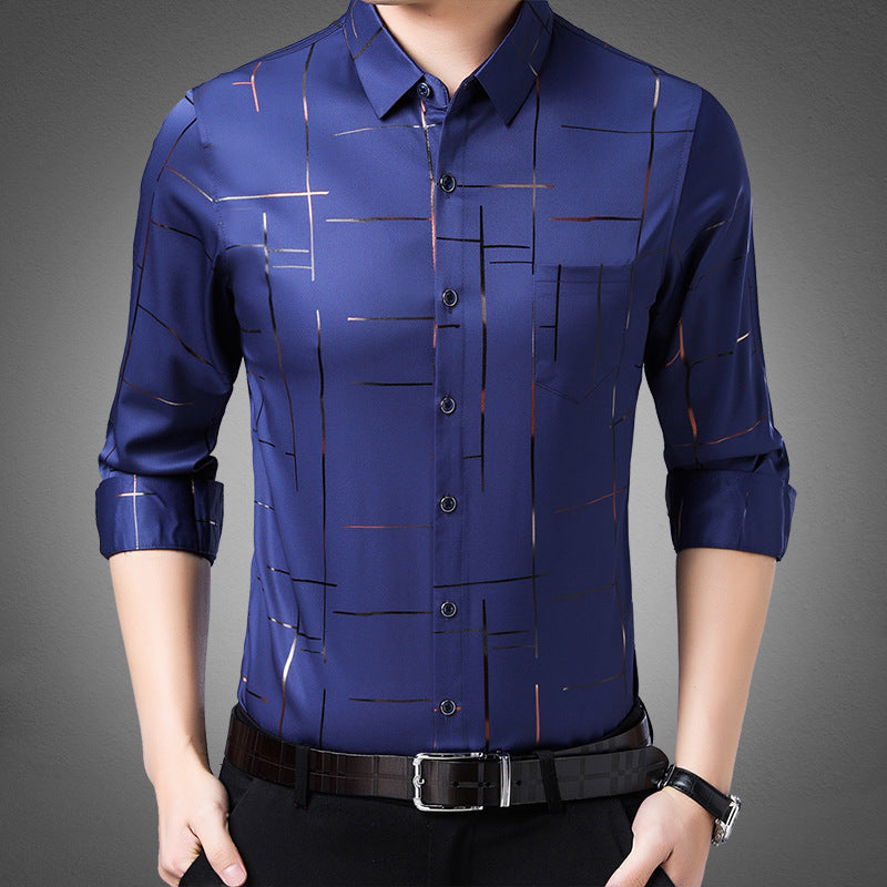 🔥Men's Thin Iron-free Shirt