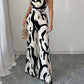 💥Fashion Color-Blocking Halter Jumpsuit