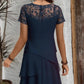 🔥Hot Sale🔥Women's Layered Mesh A-Line Midi Dress