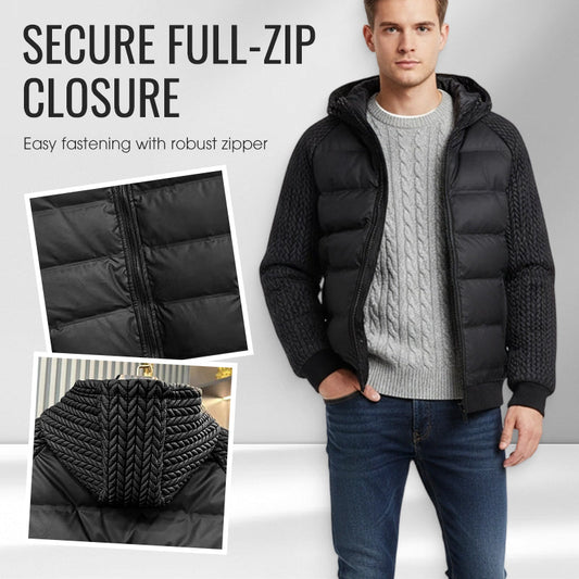 Men's Windproof Padded & Hooded Jacket