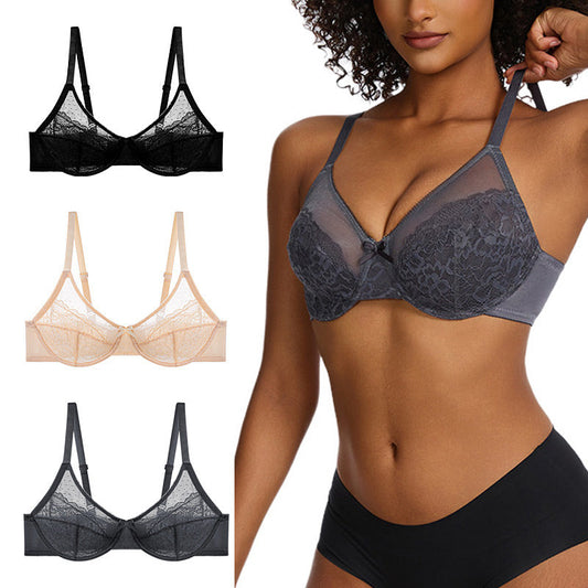 Woman's Comfort & Stylish Lace Full Coverage Bra