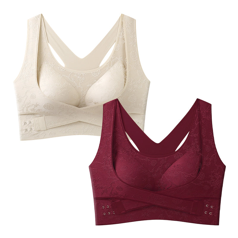 💖✨ All-Day Comfort Meets Perfect Shape! Criss-Cross Lift & Sculpt Bra👚⚡️