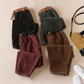 Women's Winter Warm Plush-Lined Corduroy Harem Pants