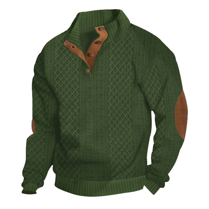 🧥Luxury Comfort | Men‘s Textured Jacquard Sweatshirt | Everyday Essential 🔥