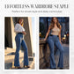 👖 Women's High-Waist Stretch Flare Denim Jeans