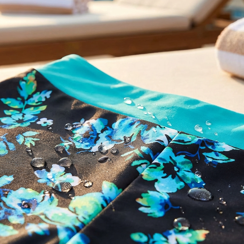 Women's 3-Piece Tankini Swimsuit with Boy Shorts