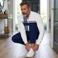 Men's Graphic Print Pullover & Pants Set – Street Style, Comfort Fit & Casual Look 👖