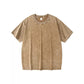 🔥Loose Vintage Solid Color Short Sleeve Top