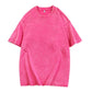 🔥Loose Vintage Solid Color Short Sleeve Top