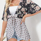 ✨Women's Floral Kimono Ruffle Sleeve Tie Cardigans Flowy Boho Loose Cover Ups